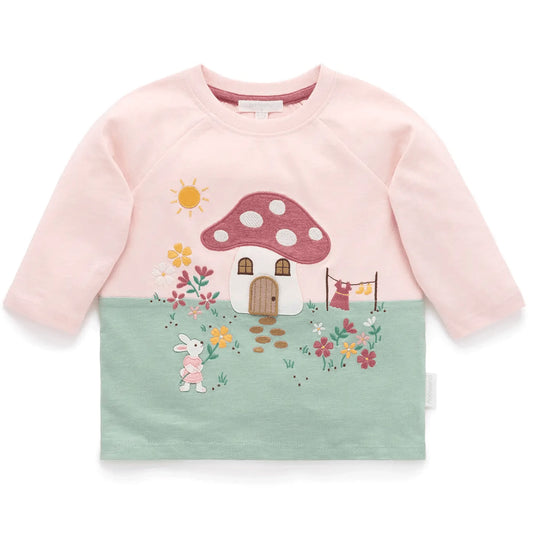 Purebaby Toadstool House Tee
