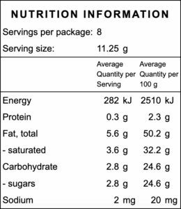 Maple Moon Pure Organic Carob & Cacao Butter Bar 90g
