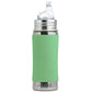 Pura Kiki Stainless Steel Sippy Bottle 325ml - Moss V2