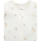 Purebaby Short Sleeve Zip Growsuit - Wattle Bee