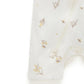 Purebaby Short Sleeve Zip Growsuit - Wattle Bee