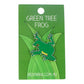 Red Parka Enamel Pin - Green Tree Frog