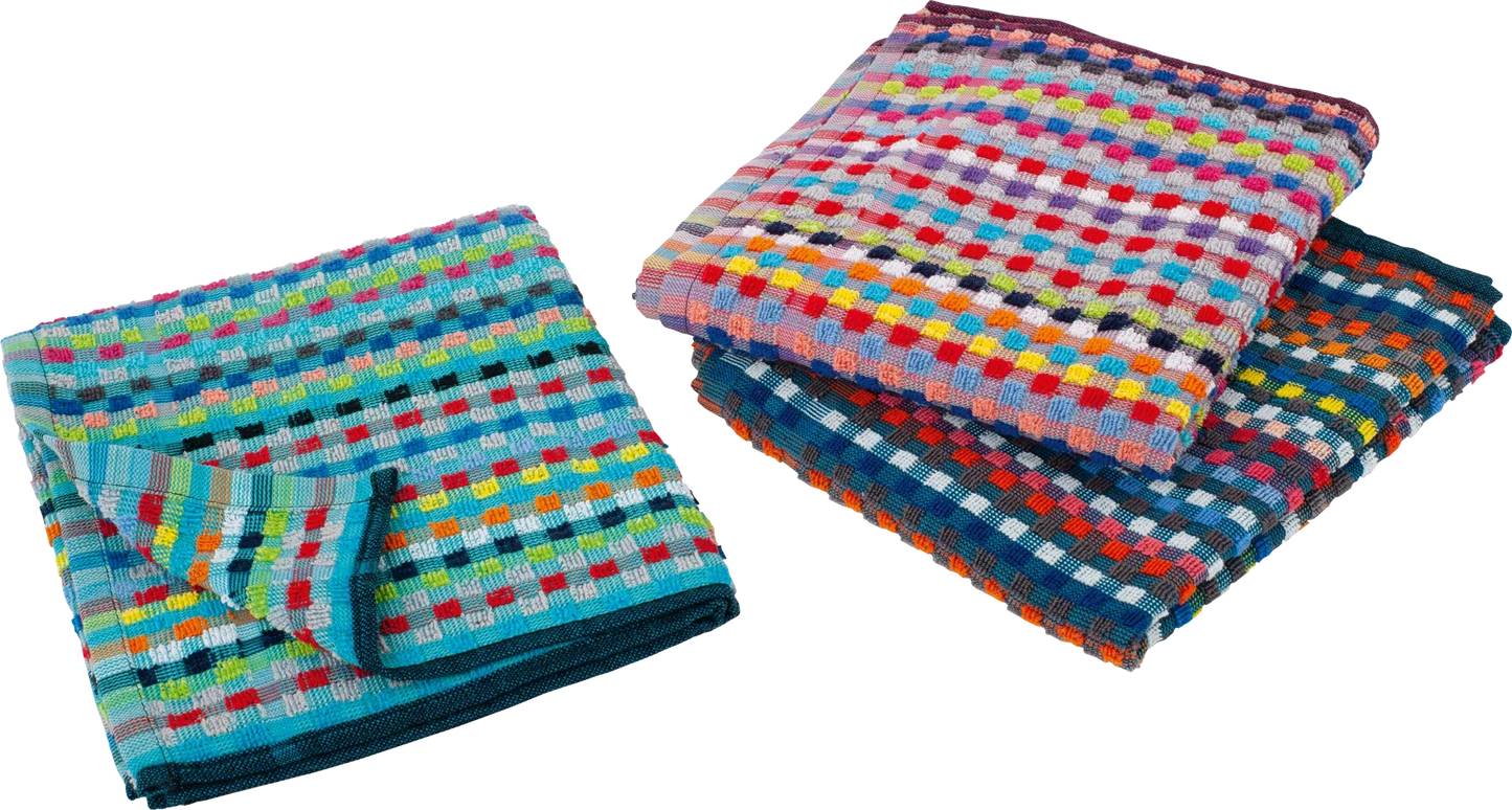 Redecker + Kracht Check Oversized Hand Towel 45 x 90 cm
