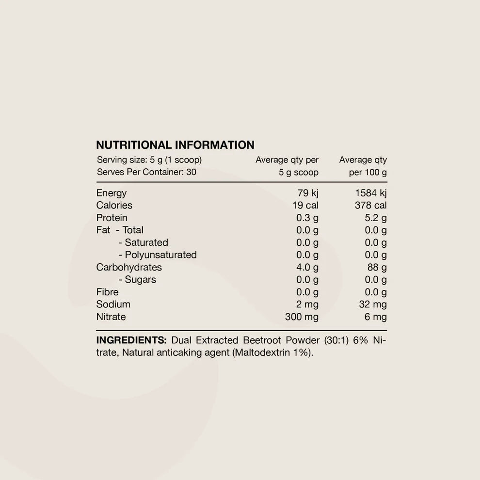 Switch Nutrition Beetroot Triple Strength 6% Nitrate 30:1 Dual Extract 150g