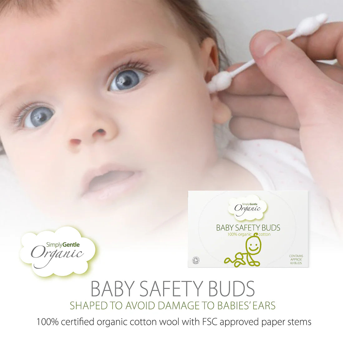 Simply Organic Baby Safety Buds