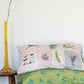 Lazybones Organic Cotton Pillowcase Set - Scrapbook