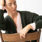 Lazybones Sunday Cardigan Moss