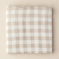 Snug as a Bub & Co. Organic Swaddle - Beige Gingham
