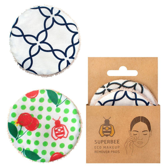 SuperBee Eco Reusable Makeup Remover Pads 3 Pack