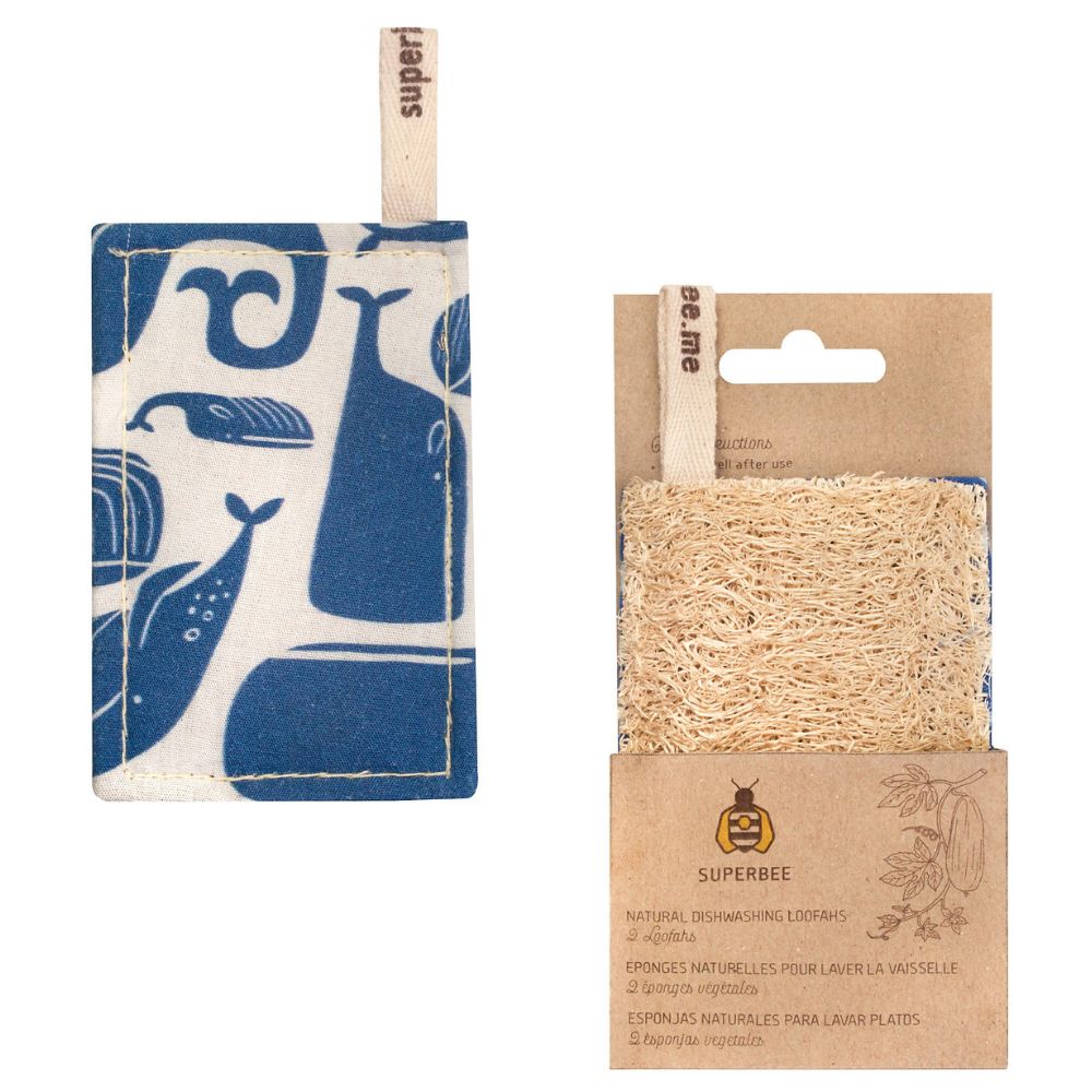 SuperBee Kitchen Loofah Dish Sponge - Thumbnail 2