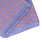 Redecker + Kracht Oversized Tea Towel Blue Check/Red Stripes 50 x 100 cm