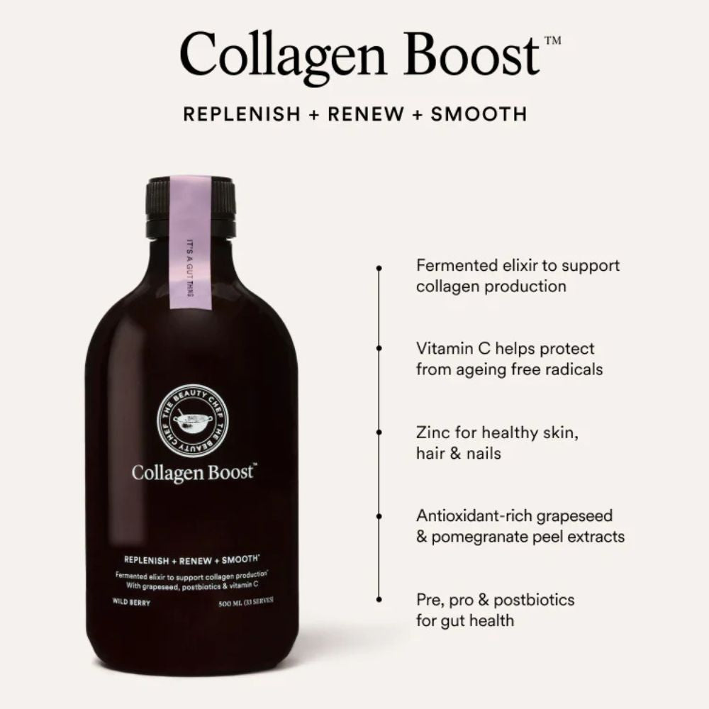 The Beauty Chef Vegan Collagen Boost 500ml - Replenish + Renew + Smooth