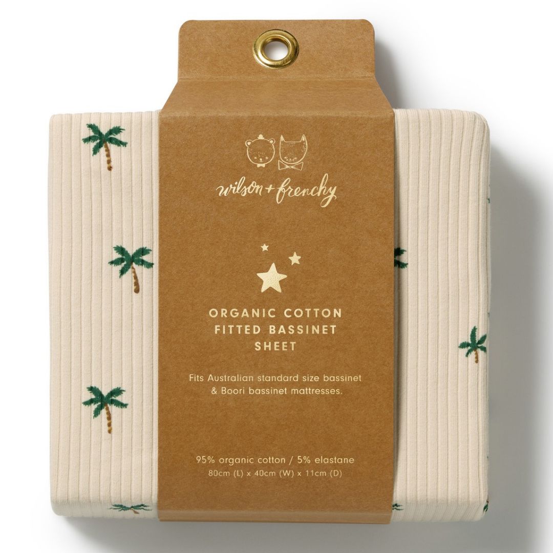 Wilson & Frenchy Organic Cotton Bassinet Sheet