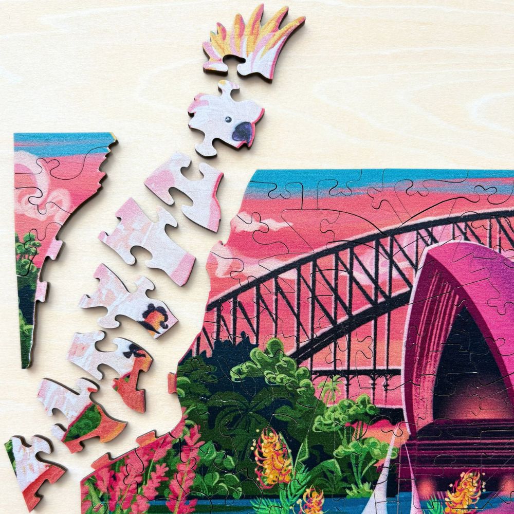 Twigg Puzzle Wooden Jigsaw 230 Pieces - Stunning Sydney