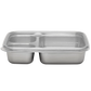 U Konserve Rectangle 3 Compartment Stainless Steel Food Container 705ml/24oz