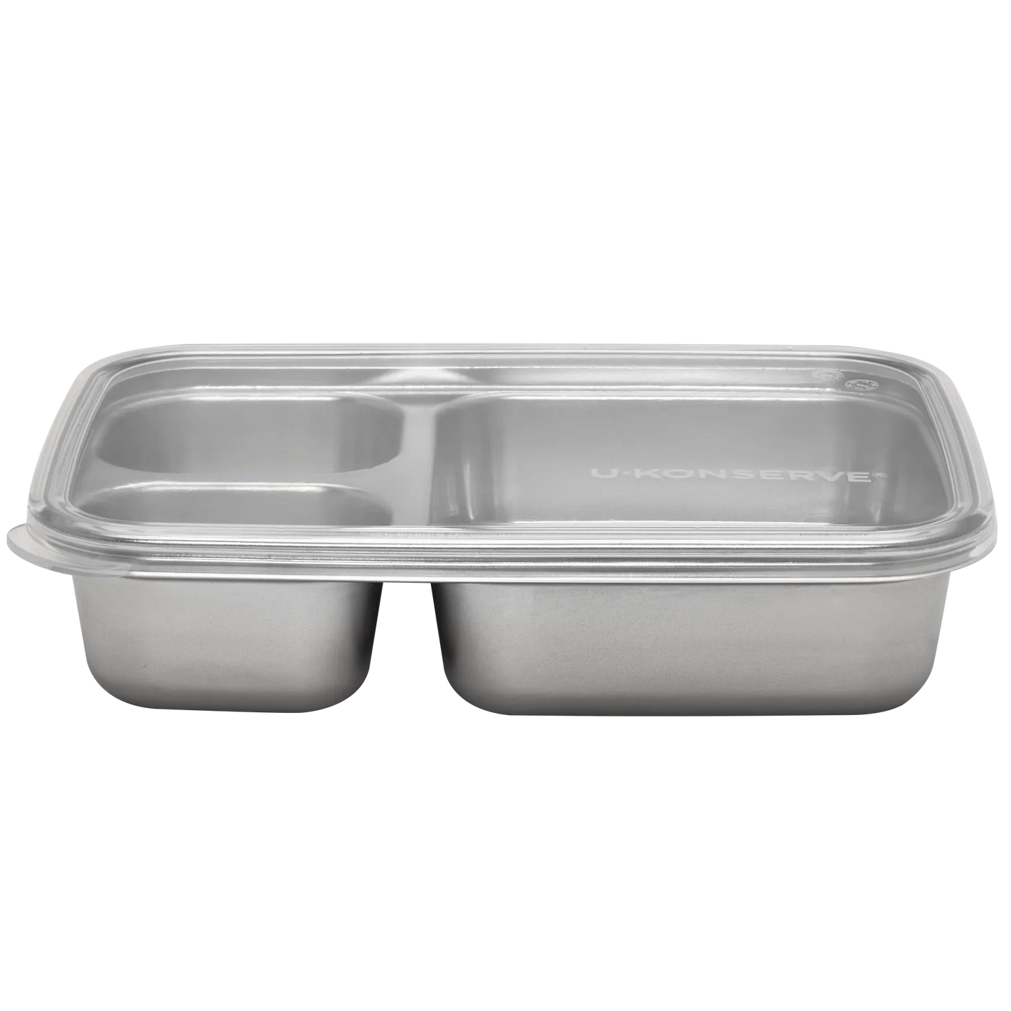 U Konserve Rectangle 3 Compartment Stainless Steel Food Container 705ml/24oz