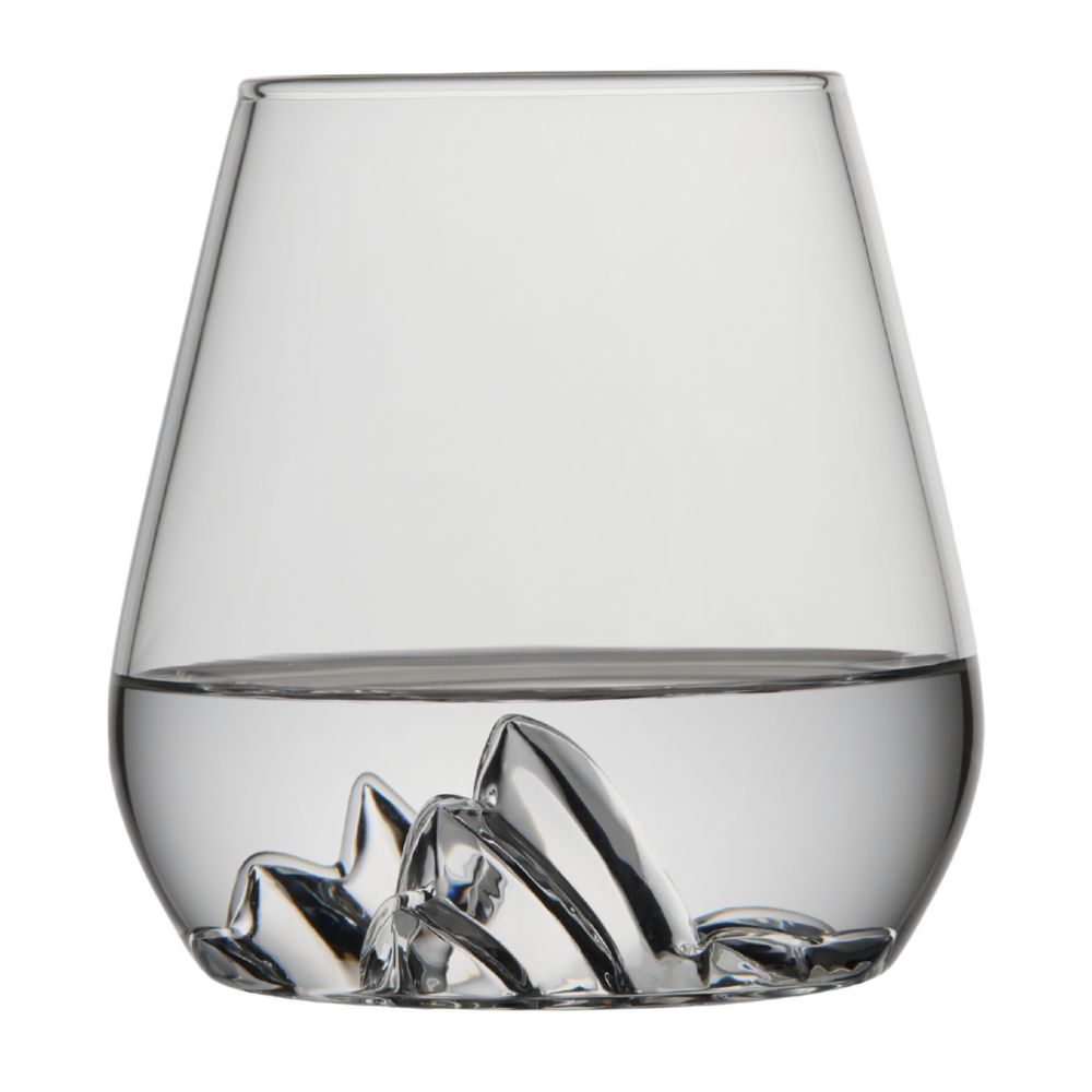 Uprising Glassware Single Stemless Glass + Coaster - Sydney Opera House