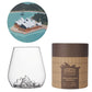 Uprising Glassware Single Stemless Glass + Coaster - Sydney Opera House