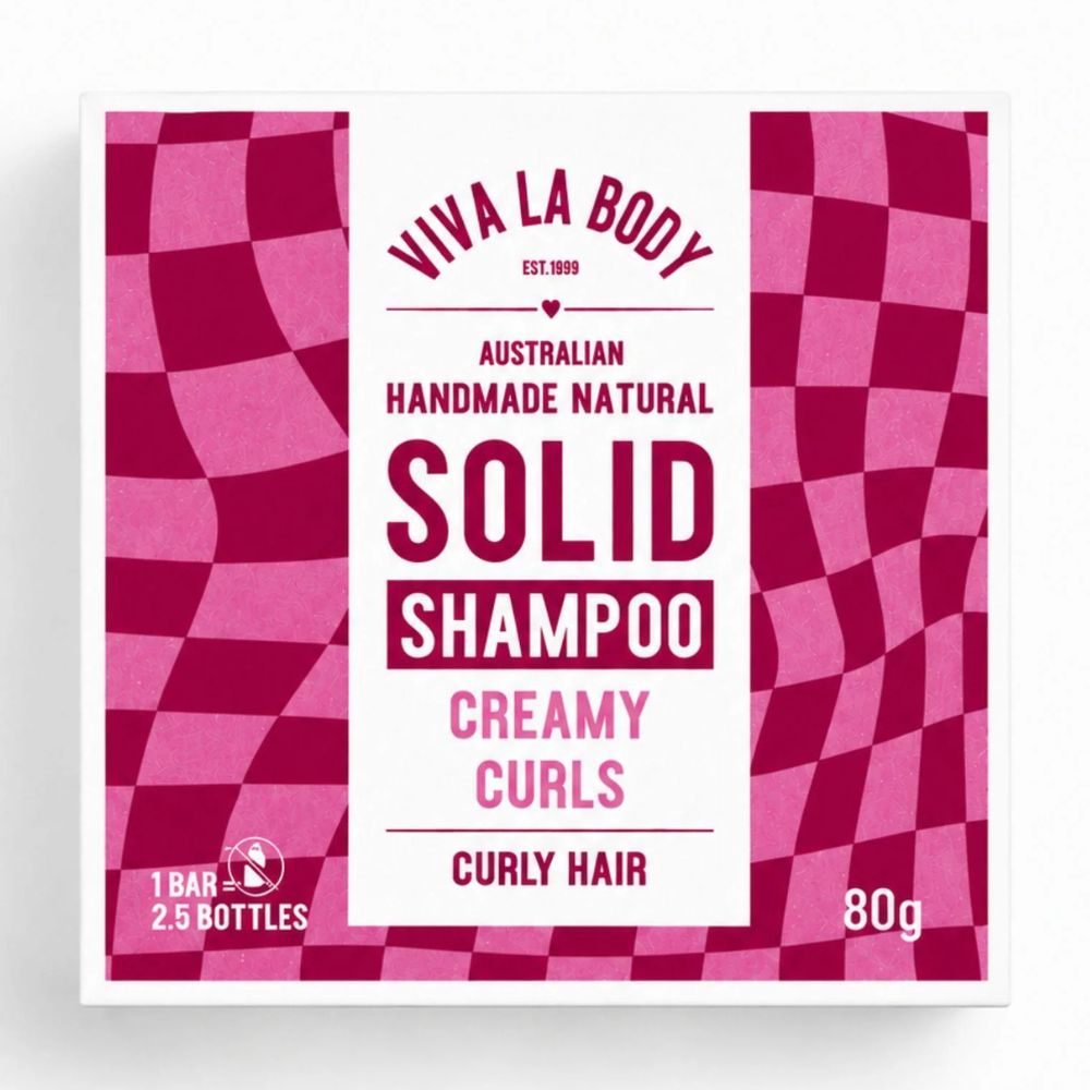 Viva La Body Shampoo Bar - Creamy Curls (Curly Hair) 80g