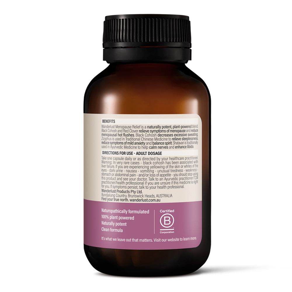 Wanderlust Menopause Relief (30 caps)