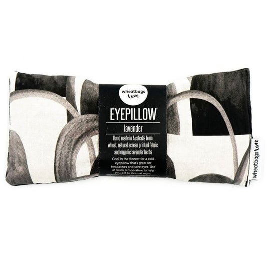 Wheatbags Love Lavender Eye Pillow - Arches Black