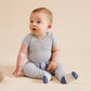 Wilson & Frenchy Organic Stripe Rib Legging - Rain Drop