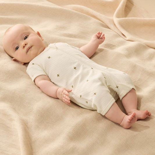 Wilson & Frenchy Organic Boyleg Zipsuit - Bee Mine