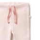 Wilson & Frenchy Organic Stripe Rib Legging - Cantaloupe