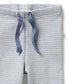 Wilson & Frenchy Organic Stripe Rib Legging - Rain Drop