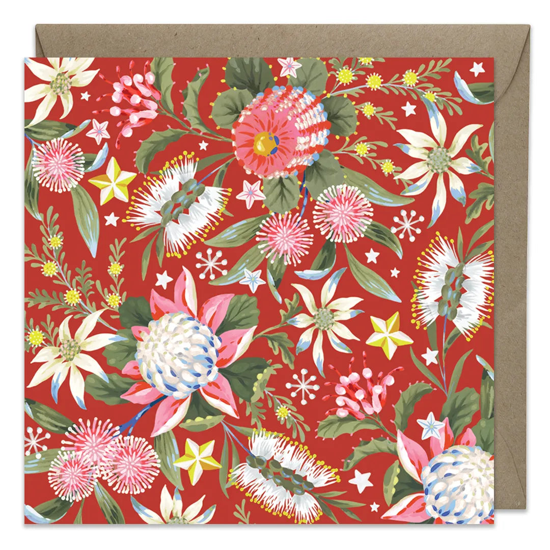 Earth Greetings Australian Christmas Card 8 Pack - Christmas Pav