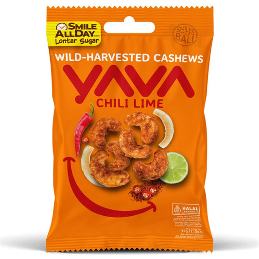 Yava Wild-Harvested Cashews Chili Lime 35g