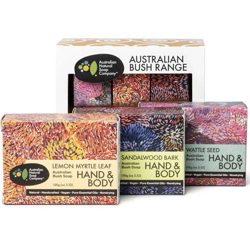 Australian Natural Soap Company Gift Box - Australian Bush Range Pack