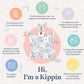 Kippins Organic Cotton Cuddle Blankie Comforter
