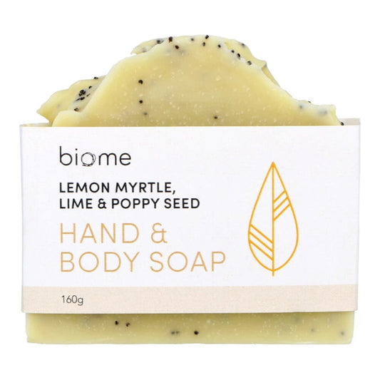 Biome Lemon Myrtle Lime & Poppyseed Hand & Body Soap - 160g