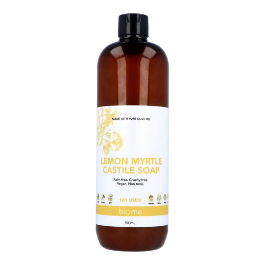 Biome Liquid Castile Soap 500ml - Lemon Myrtle