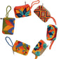 Casa Bonita Artisan Hand Crocheted Coin Purse - Autumn Tones