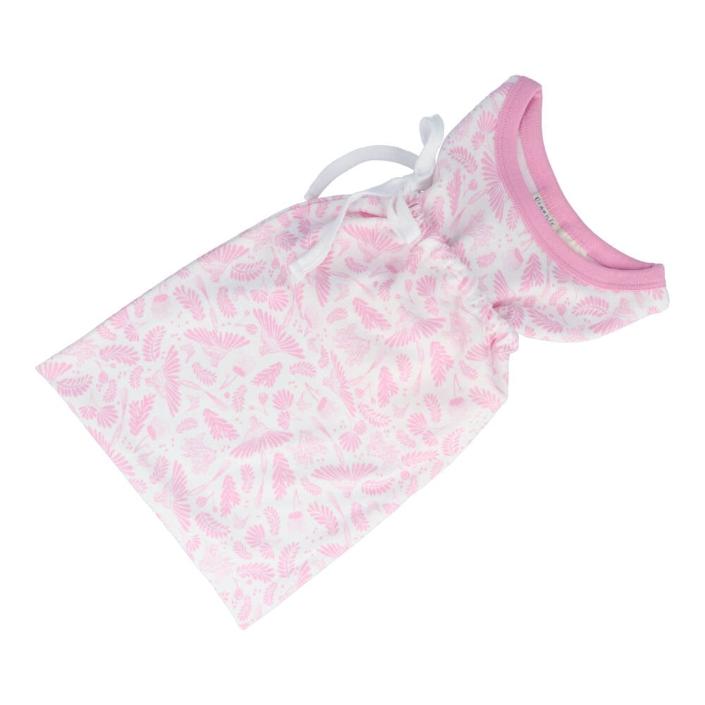 Children's Organic Cotton Short Pyjama Set - Blush Wings Pink