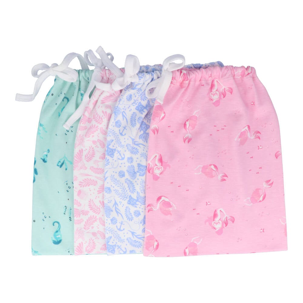 Children's Organic Cotton Short Pyjama Set - Blush Wings Pink