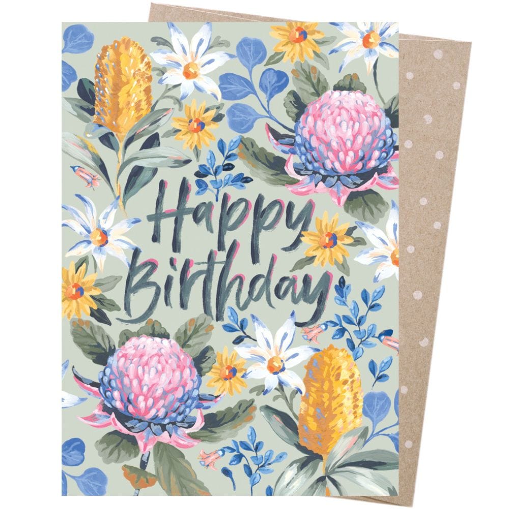 Earth Greetings Card - Jayne Branchflower - Birthday Bushwalk