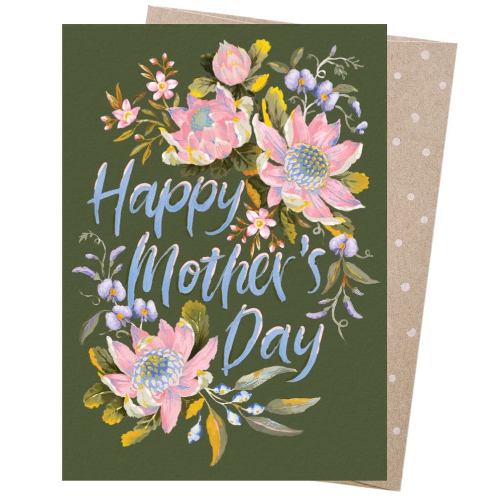 Earth Greetings Card - Jayne Branchflower - Happy Mother's Day Waratahs