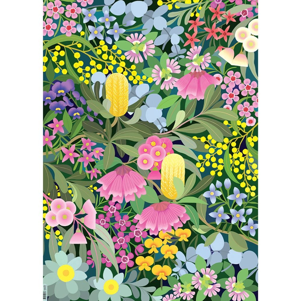 Earth Greetings Folded Wrapping Paper - Where Flowers Bloom