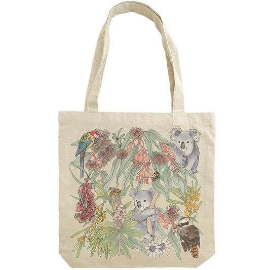 Earth Greetings Organic Cotton Tote Bag - Koala Park
