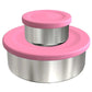 EcoCocoon Stainless Steel Leak-Proof Snack Pots - Set of 2