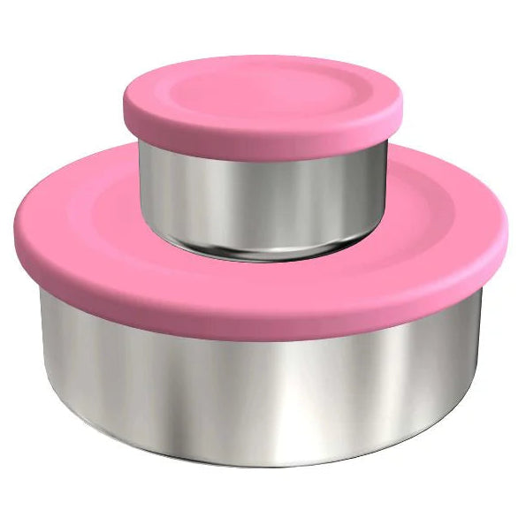 EcoCocoon Stainless Steel Leak-Proof Snack Pots - Set of 2