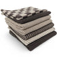 Ecovask Daily Use Dish Cloth 7pc Variety Pack Organic Cotton