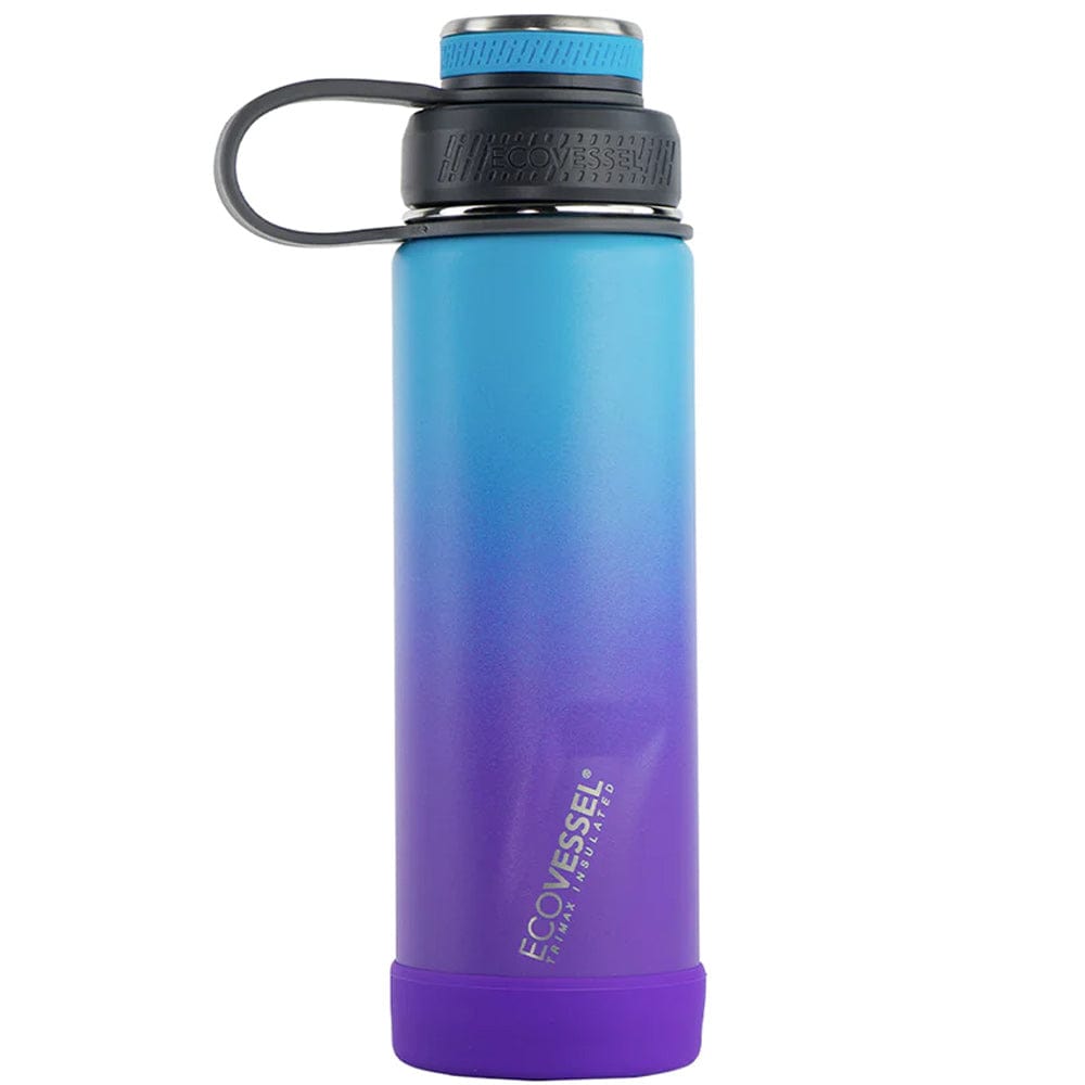 EcoVessel Boulder Triple Insulated Bottle 591ml Lavender Fields