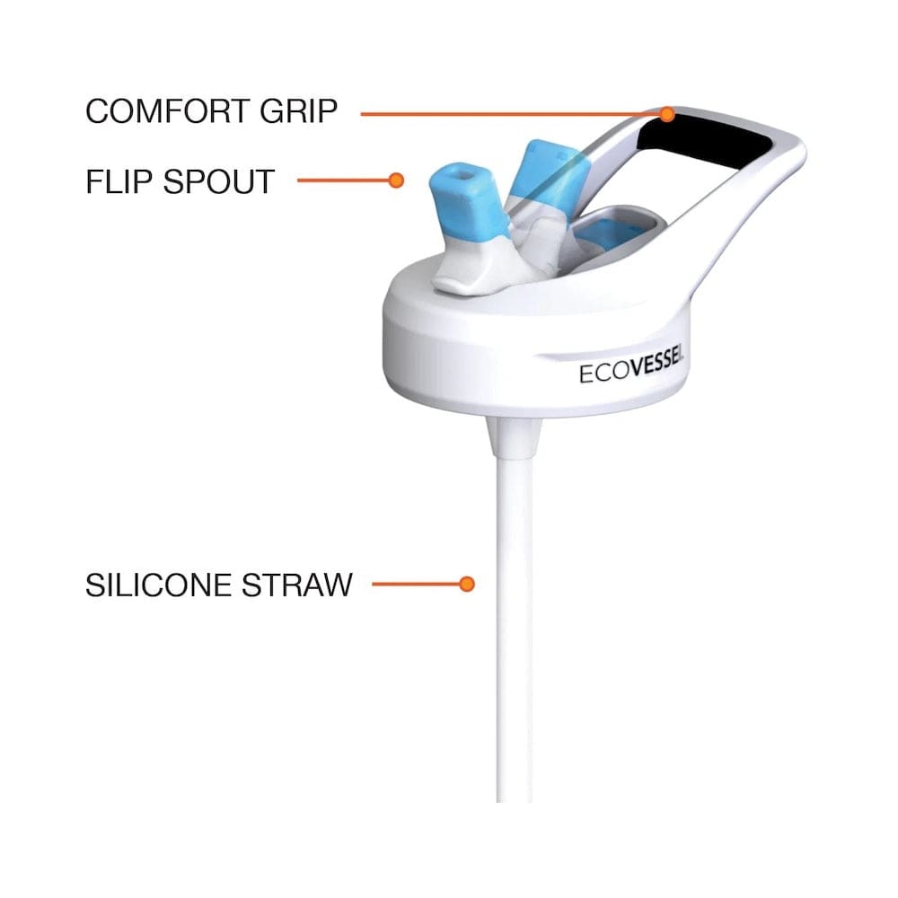 Silicone Straw and Lid Set Horizon