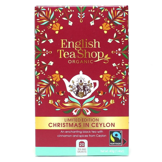 English Tea Shop CHRISTMAS 2023 -  Christmas in Ceylon Teabags
