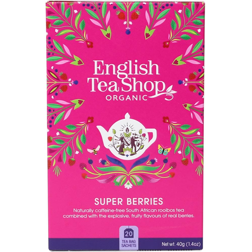 English Tea Shop Organic Superberries Teabags 20pk