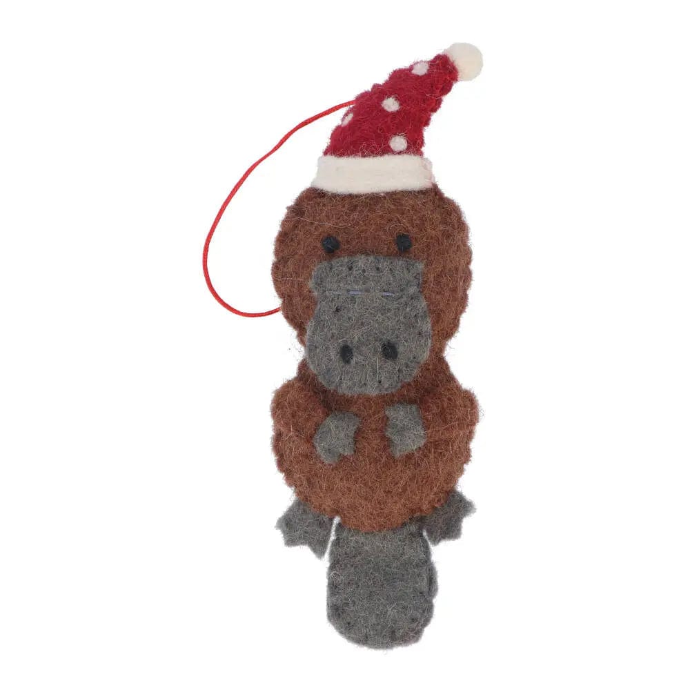 Fairtrade Felt Christmas Decoration - Platypus